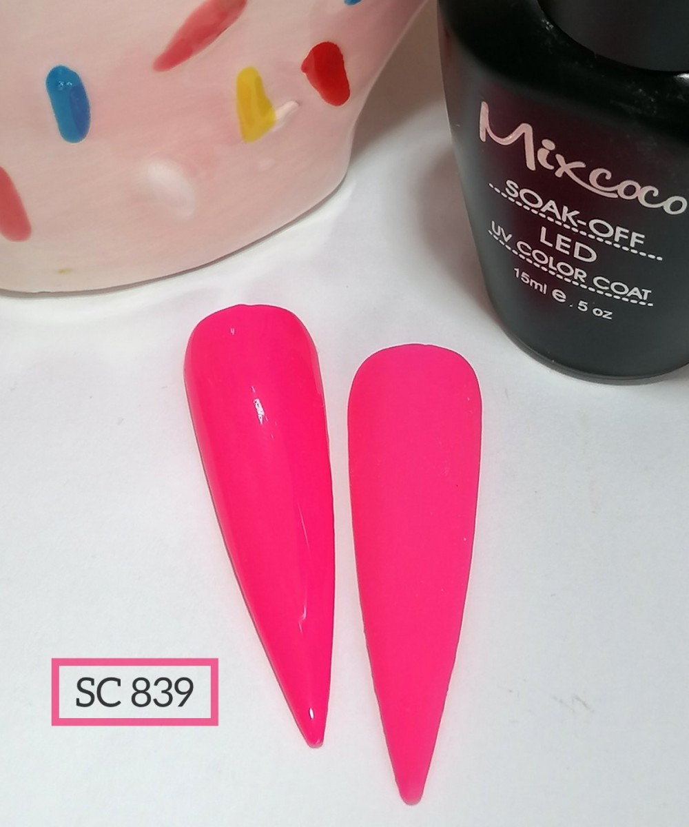 Mixcoco Ημιμόνιμο Βερνίκι Νυχιών SC 839 15ml Hema Free