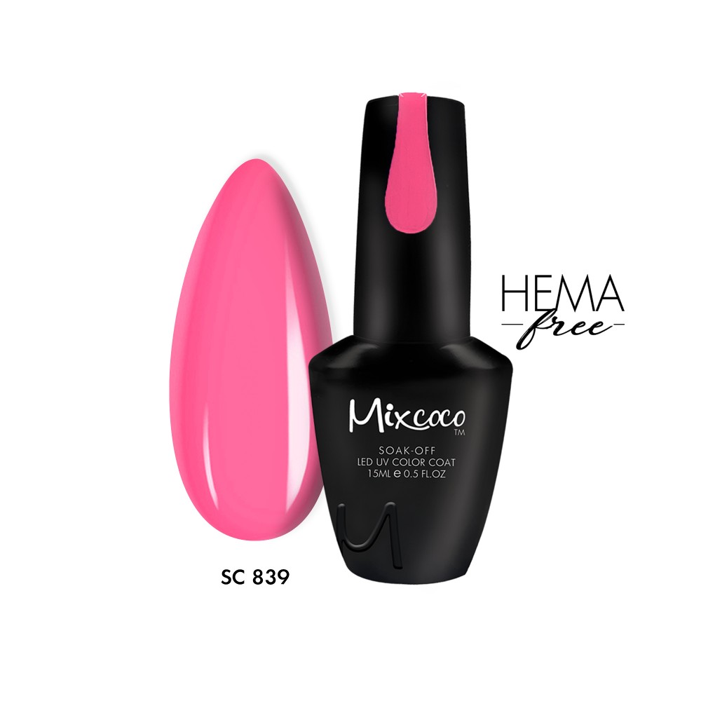 Mixcoco Ημιμόνιμο Βερνίκι Νυχιών SC 839 15ml Hema Free
