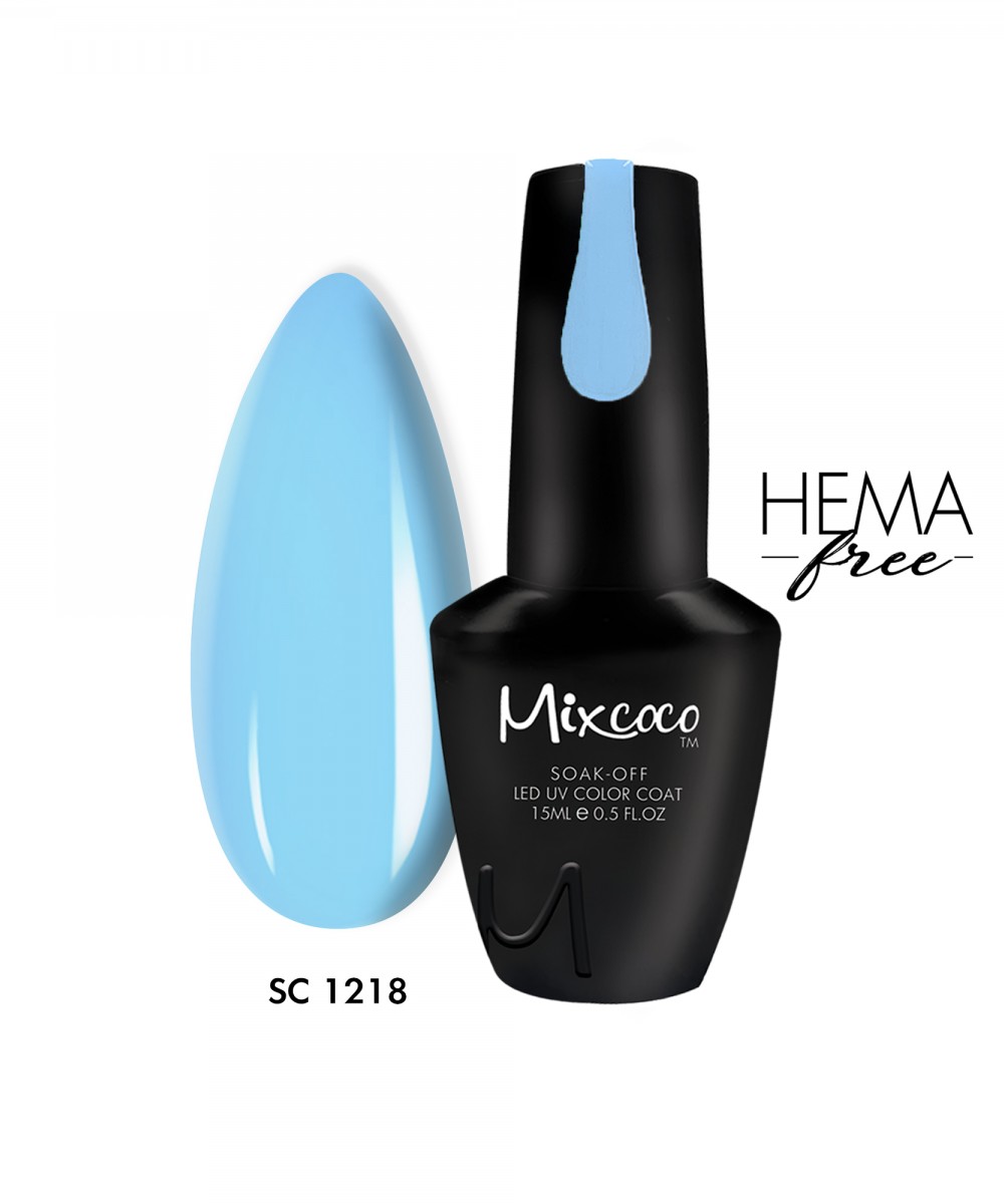 Mixcoco Ημιμόνιμο Βερνίκι Νυχιών SC 1218 15ml Hema Free