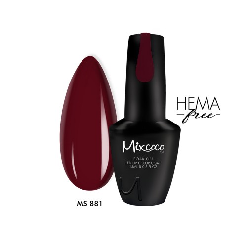 Mixcoco Ημιμόνιμο Βερνίκι Νυχιών MS 881 15ml Hema Free