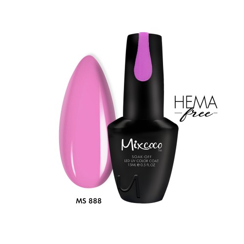 Mixcoco Ημιμόνιμο Βερνίκι Νυχιών MS 888 15ml Hema Free