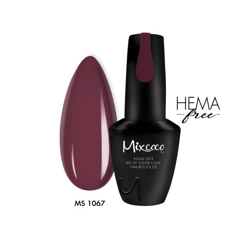 Mixcoco Ημιμόνιμο Βερνίκι Νυχιών MS 1067 15ml Hema Free