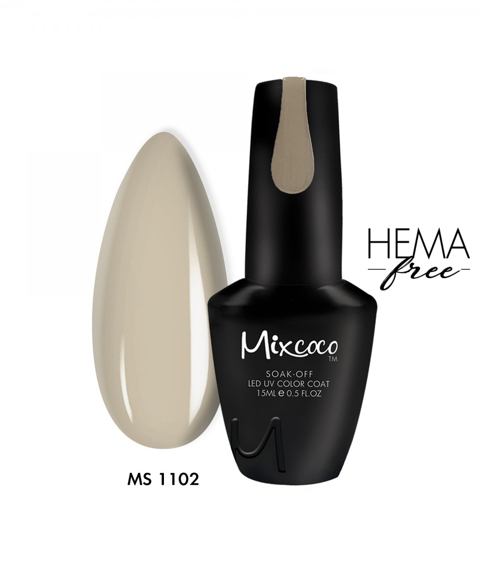 Mixcoco Ημιμόνιμο Βερνίκι Νυχιών MS 1102 15ml Hema Free