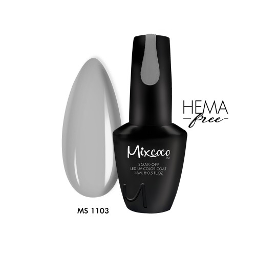 Mixcoco Ημιμόνιμο Βερνίκι Νυχιών MS 1103 15ml Hema Free