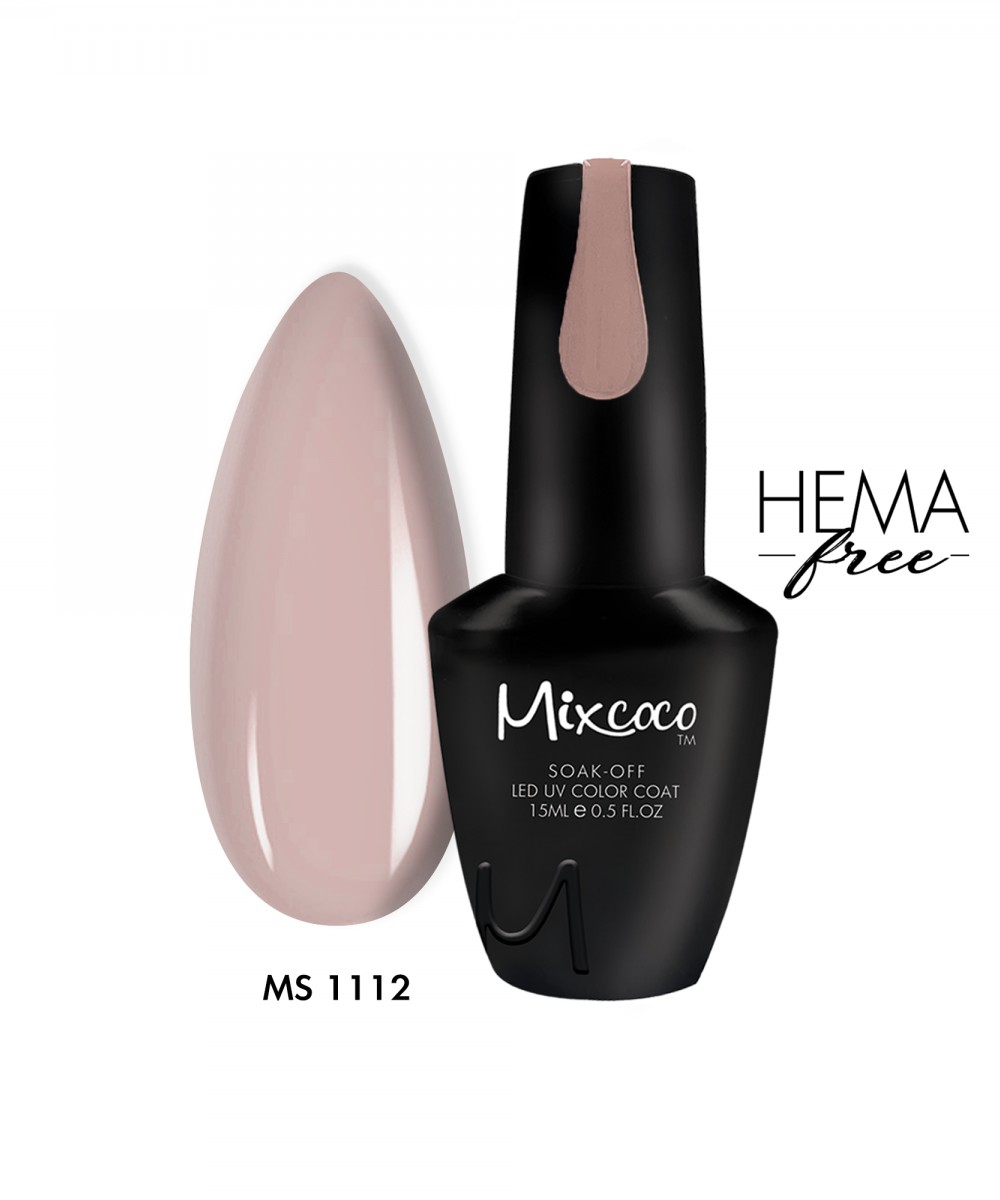 Mixcoco Ημιμόνιμο Βερνίκι Νυχιών MS 1112 15ml Hema Free