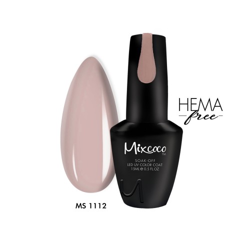 Mixcoco Ημιμόνιμο Βερνίκι Νυχιών MS 1112 15ml Hema Free