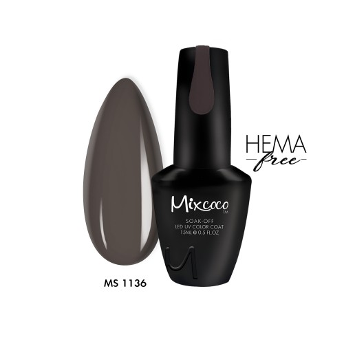 Mixcoco Ημιμόνιμο Βερνίκι Νυχιών MS 1136 15ml Hema Free