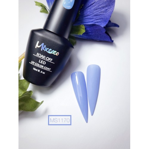 Mixcoco Ημιμόνιμο Βερνίκι Νυχιών MS 1170 15ml Hema Free