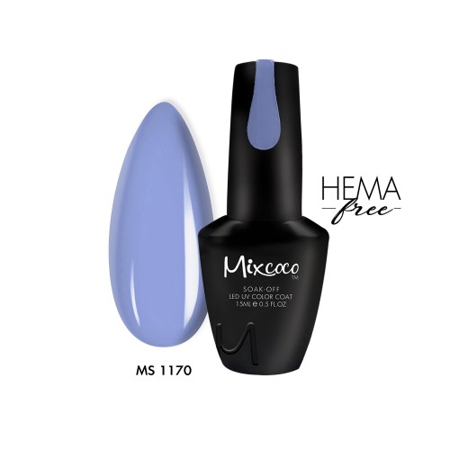 Mixcoco Ημιμόνιμο Βερνίκι Νυχιών MS 1170 15ml Hema Free