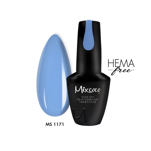 Mixcoco Ημιμόνιμο Βερνίκι Νυχιών MS 1171 15ml Hema Free
