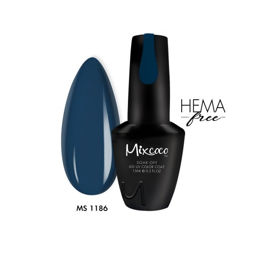 Mixcoco Ημιμόνιμο Βερνίκι Νυχιών MS 1186 15ml Hema Free