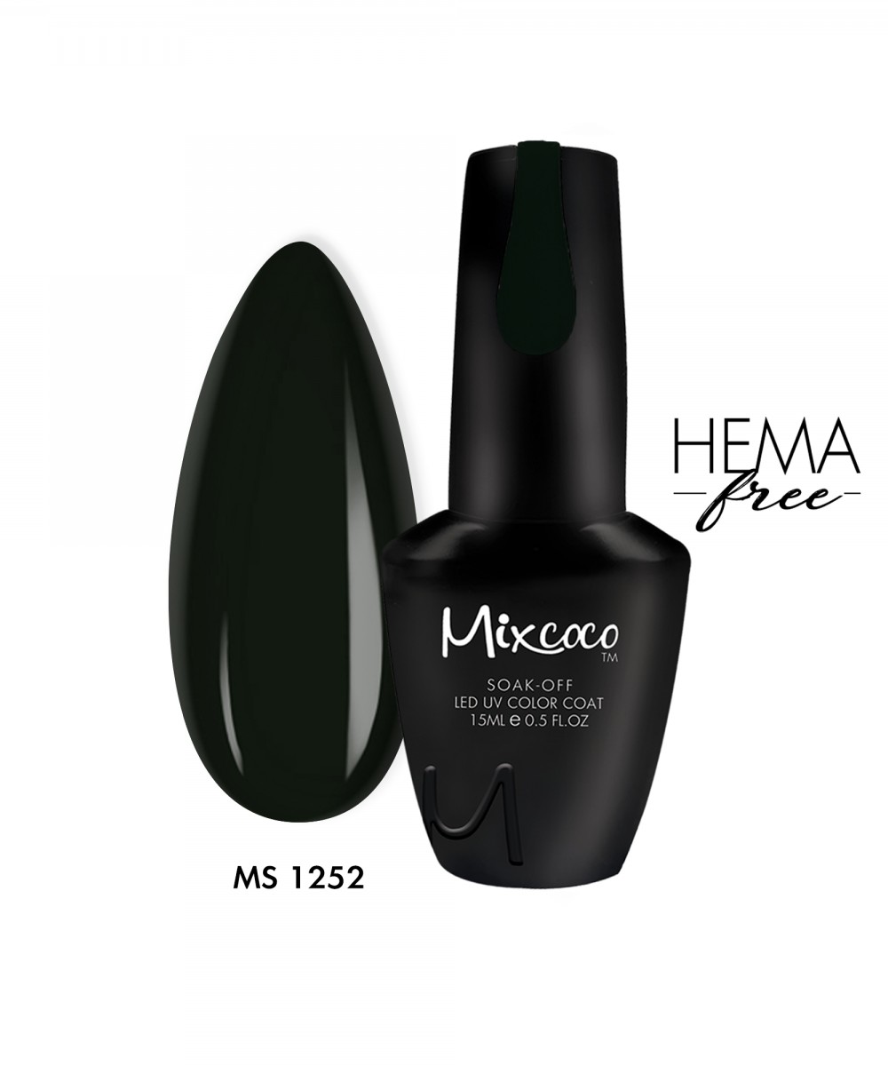 Mixcoco Ημιμόνιμο Βερνίκι Νυχιών MS 1252 15ml Hema Free