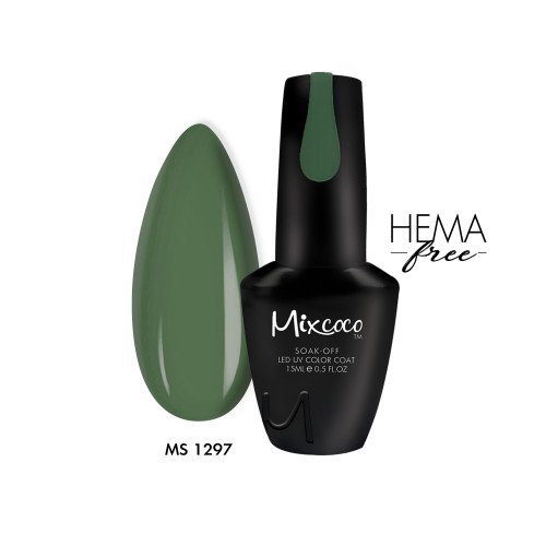 Mixcoco Ημιμόνιμο Βερνίκι Νυχιών MS 1297 15ml Hema Free