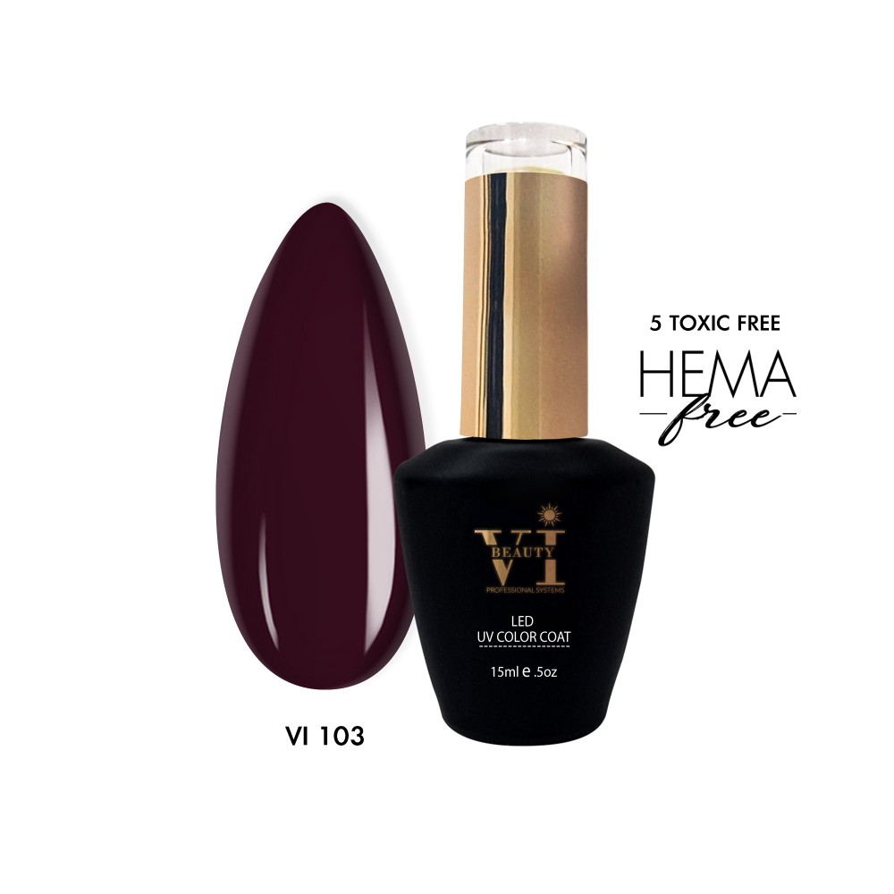 Ημιμόνιμο Βερνίκι Νυχιών Beauty VI-103  15ml