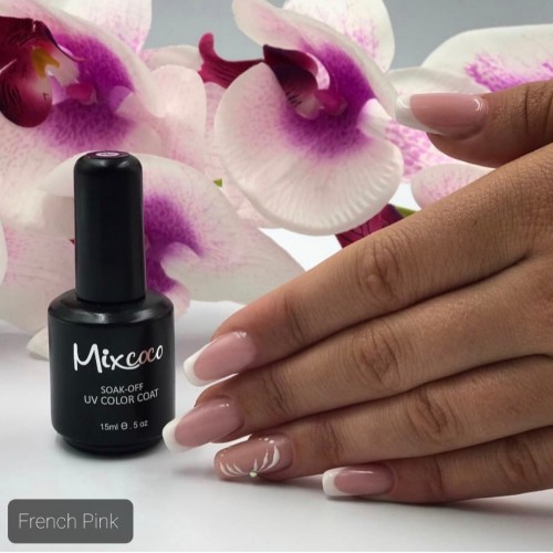 Mixcoco Ημιμόνιμο Βερνίκι Νυχιών French Pink 15ml