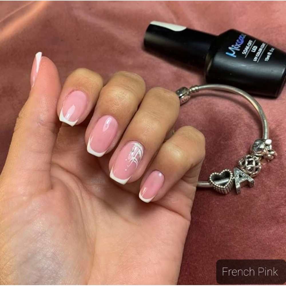 Mixcoco Ημιμόνιμο Βερνίκι Νυχιών French Pink 15ml Mixcoco Ημιμόνιμο Βερνίκι Νυχιών French Pink 15ml