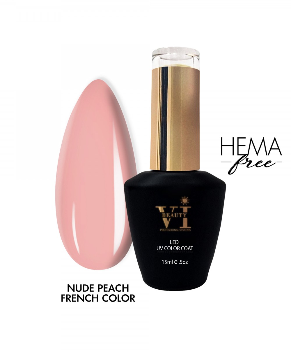 Mixcoco Ημιμόνιμο Βερνίκι Νυχιών Nude Peach French 15ml