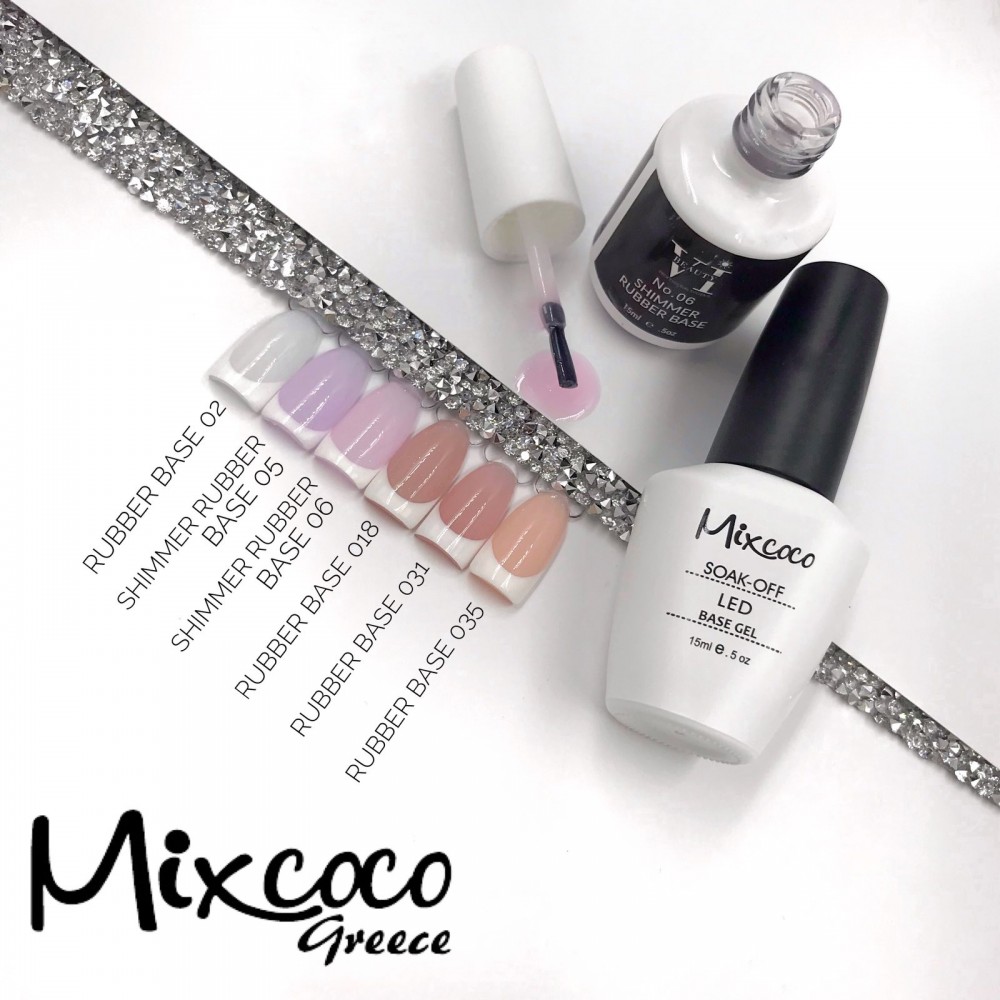 Mixcoco Rubber Base 02 Milky White 15ml