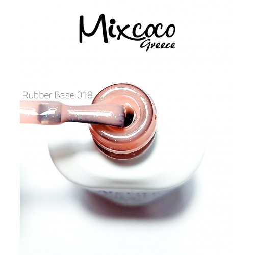 Mixcoco Rubber Base 18 Shimmer Cover Pink 15ml