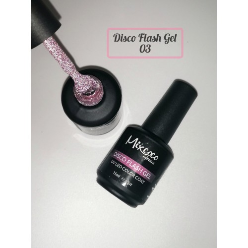 Mixcoco Ημιμόνιμο Βερνίκι Νυχιών Disco Flash Gel 03 15ml