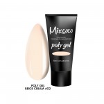 Mixcoco Polygel Beige Cream 30ml Mixcoco Polygel Beige Cream 30ml