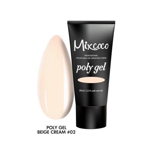 Mixcoco Polygel  Beige Cream  30ml
