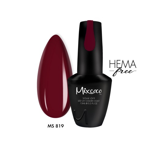 Mixcoco Ημιμόνιμο Βερνίκι Νυχιών MS 819 15ml Hema Free