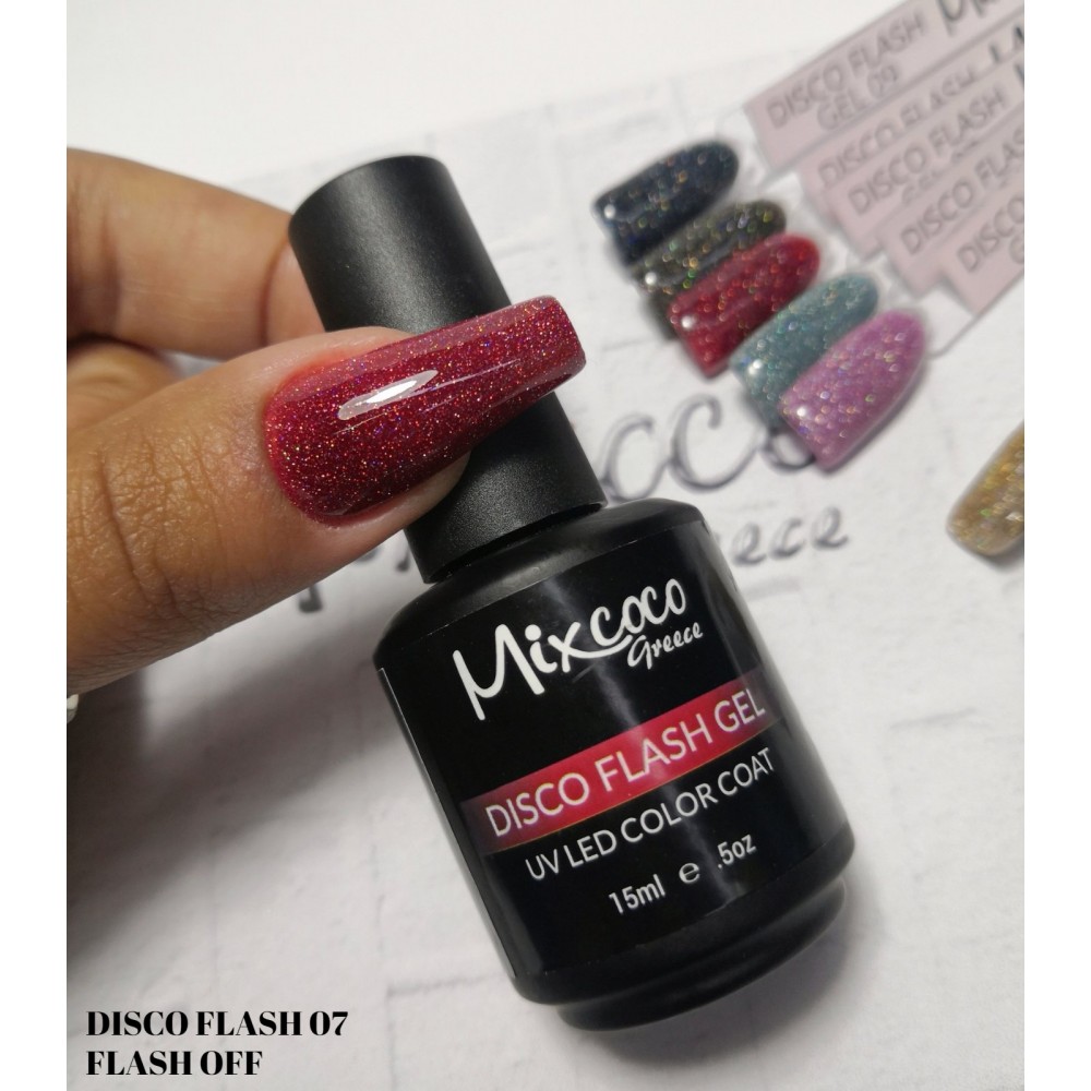Mixcoco Ημιμόνιμο Βερνίκι Νυχιών Disco Flash Gel 07 15ml Mixcoco Ημιμόνιμο Βερνίκι Νυχιών Disco Flash Gel 07 15ml