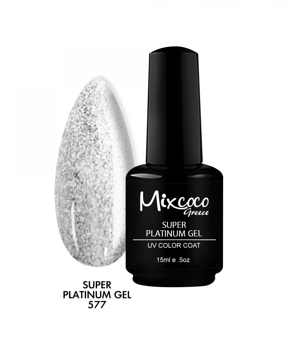 Mixcoco Ημιμόνιμο Βερνίκι Νυχιών Super Platinum Gel 577 15ml