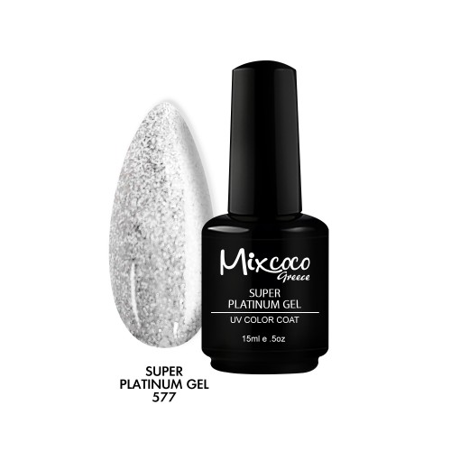 Mixcoco Ημιμόνιμο Βερνίκι Νυχιών Super Platinum Gel 577 15ml