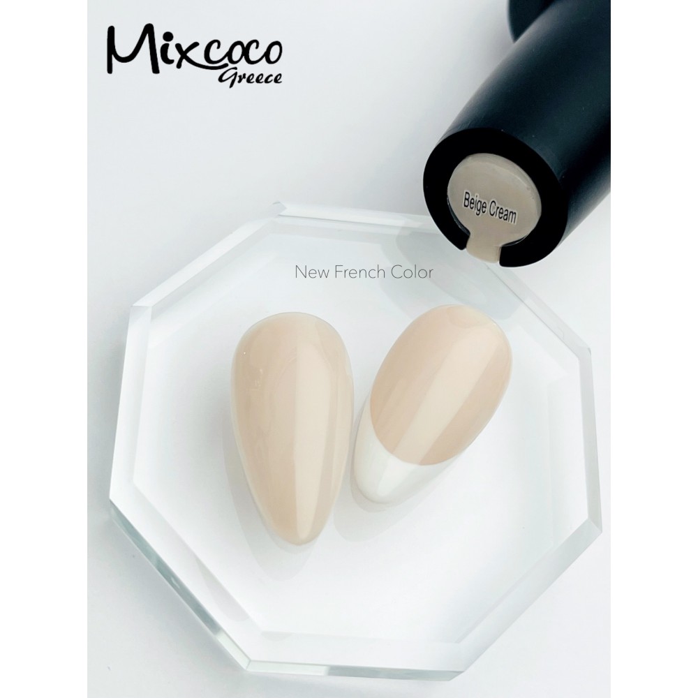 Mixcoco Ημιμόνιμο Βερνίκι Νυχιών Beige Cream French Manicure 15ml