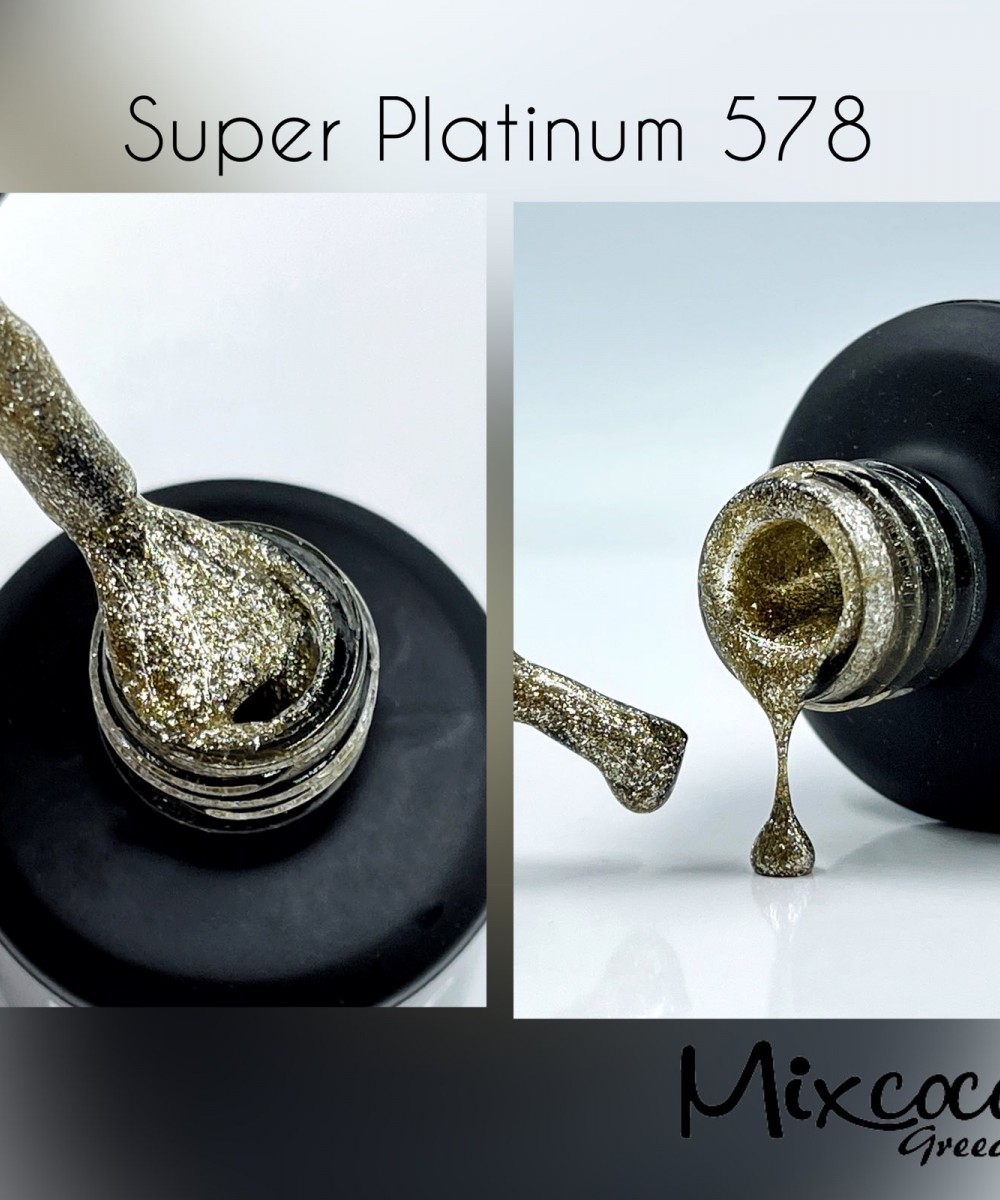 Mixcoco Ημιμόνιμο Βερνίκι Νυχιών Super Platinum Gel 578 15ml