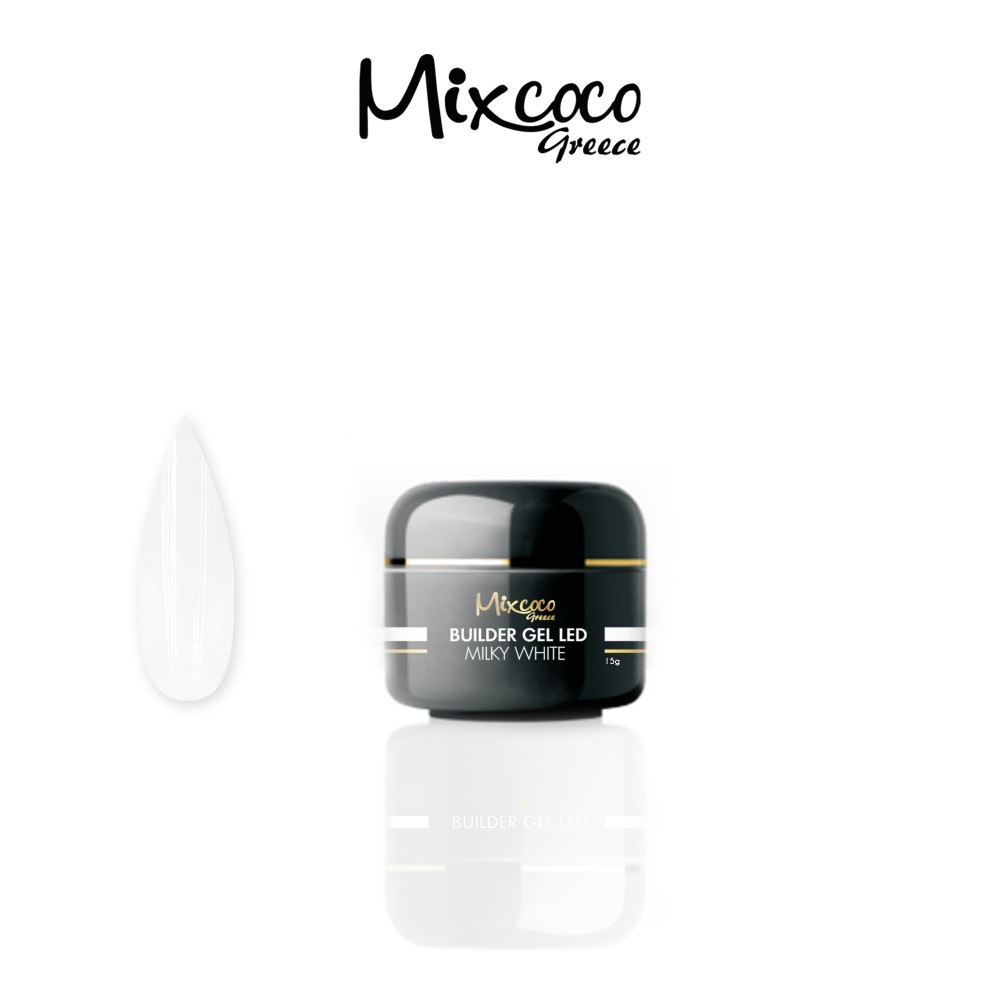 Mixcoco Builder Gel Χτισίματος Milky White 15ml