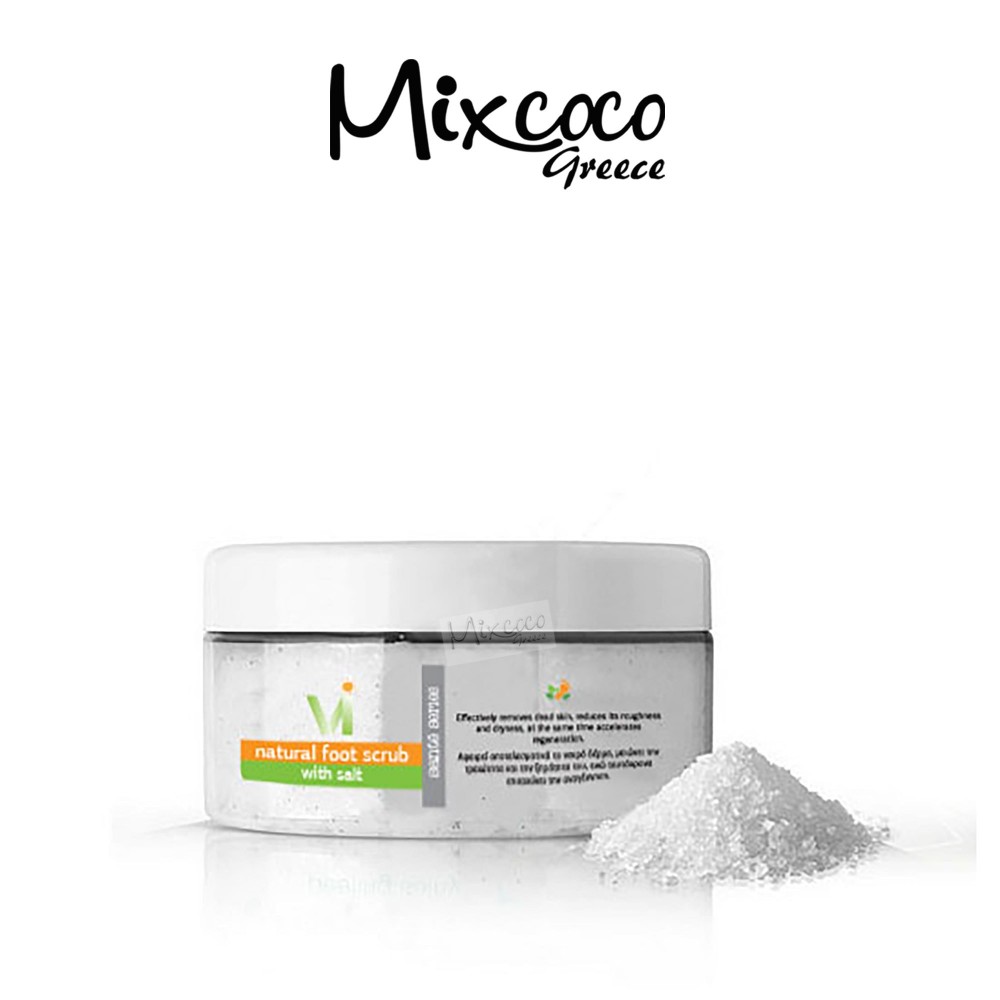 Mixcoco Φυσικό Foot Scrub Με Κόκκους Αλατιού 400ml