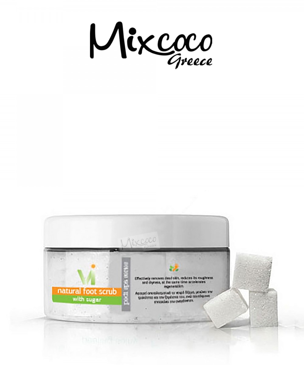 Mixcoco Φυσικό Foot Scrub Με Κόκκους Ζάχαρης 400ml