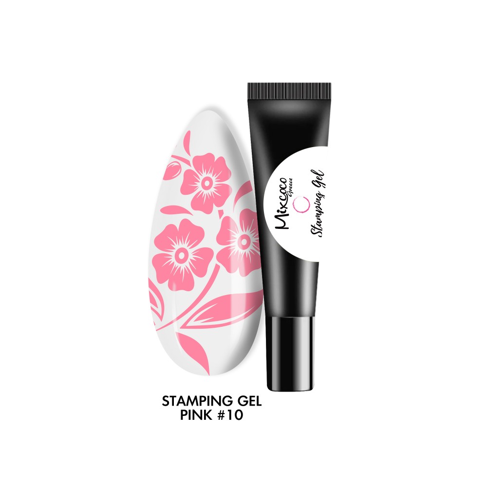 Mixcoco Stamping Gel 10 Pink 8ml