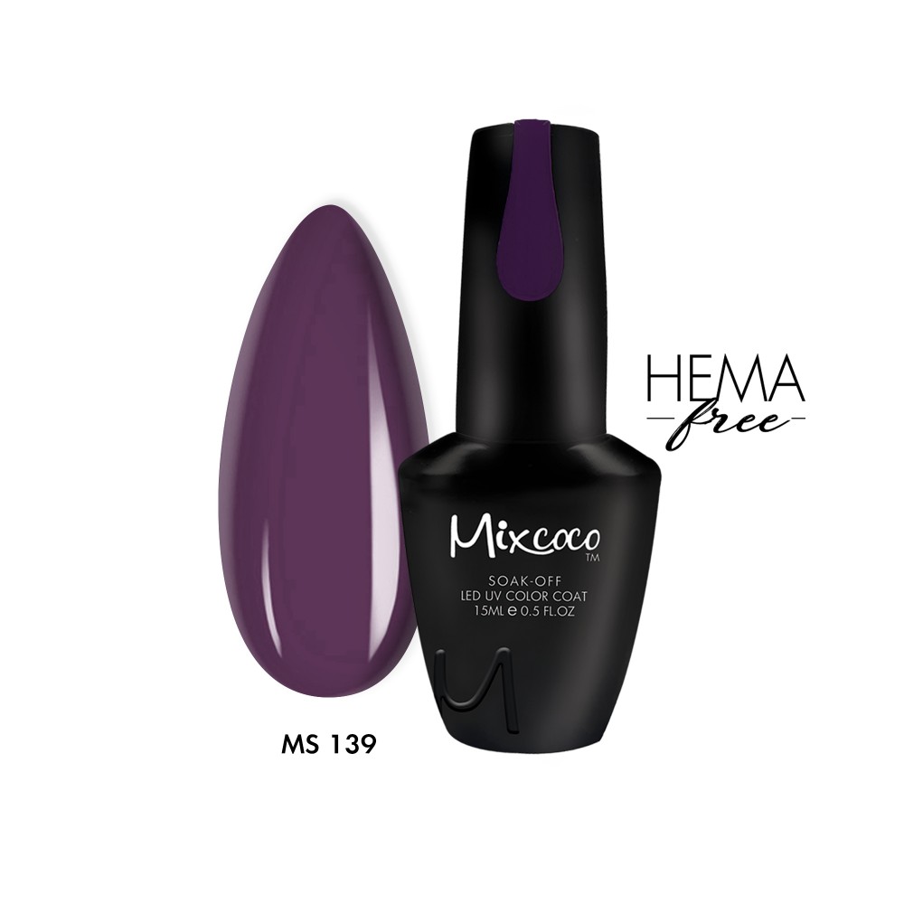 Mixcoco Ημιμόνιμο Βερνίκι Νυχιών MS 139 15ml Mixcoco Ημιμόνιμο Βερνίκι Νυχιών MS 139 15ml