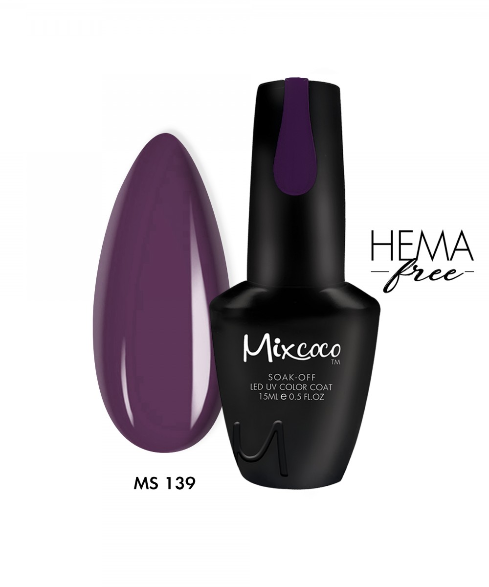Mixcoco Ημιμόνιμο Βερνίκι Νυχιών MS 139 15ml Hema Free