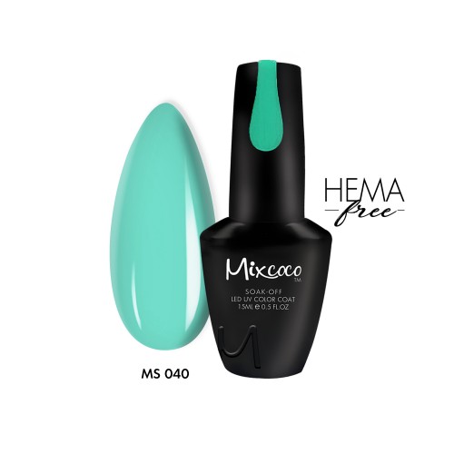Mixcoco Ημιμόνιμο Βερνίκι Νυχιών MS-040 15ml Hema Free