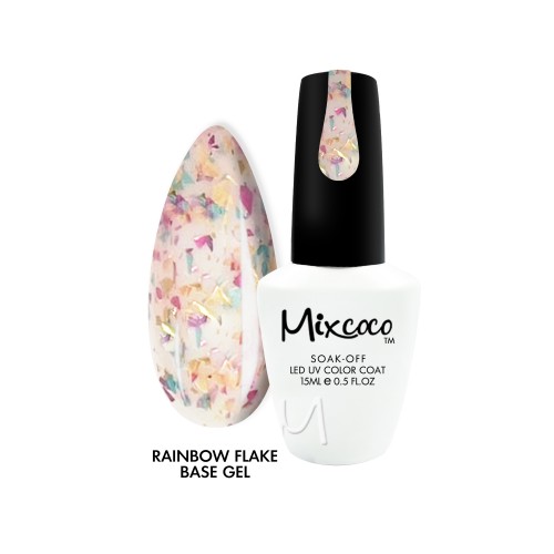 Mixcoco Flake Base Gel 10 Rainbow 15ml
