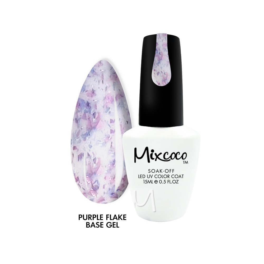 Mixcoco Flake Base Gel 11 Purple 15ml Mixcoco Flake Base Gel 11 Purple 15ml