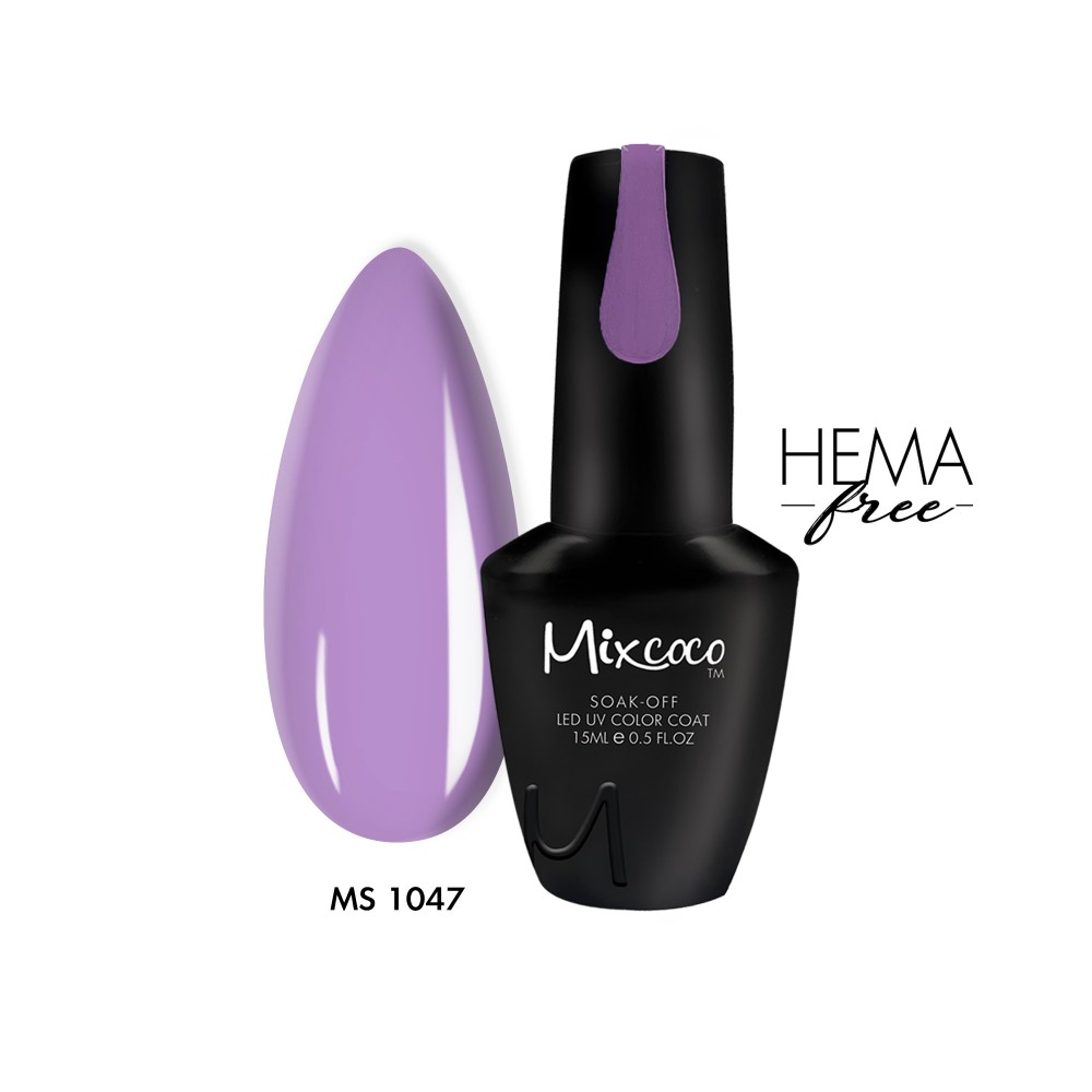 Mixcoco Ημιμόνιμο Βερνίκι Νυχιών MS-1047 15ML Hema Free