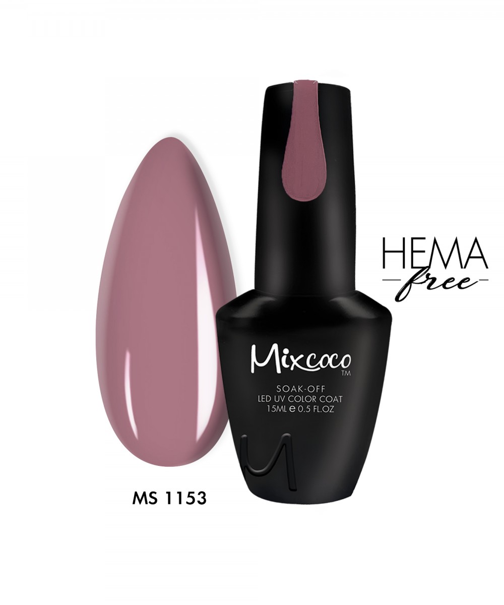 Mixcoco Ημιμόνιμο Βερνίκι Νυχιών MS-1153 15ml Hema Free