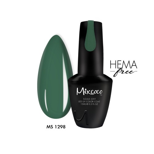 Mixcoco Ημιμόνιμο Βερνίκι Νυχιών MS 1298 15ML Hema Free