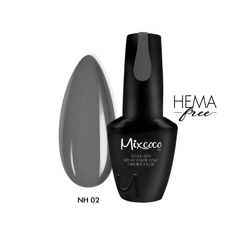 Mixcoco Ημιμόνιμο Βερνίκι Νυχιών NH-002 15ml Hema Free