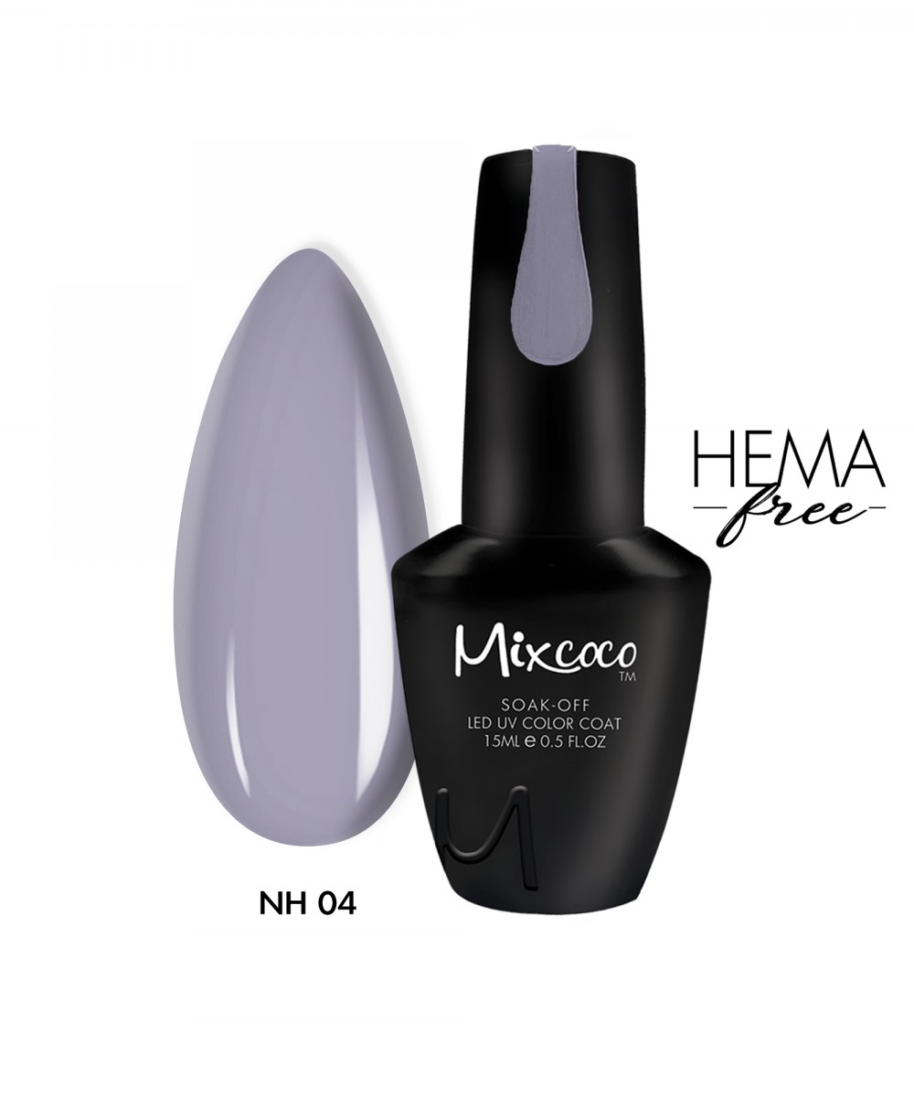 Mixcoco Ημιμόνιμο Βερνίκι Νυχιών NH-004 15ml Hema Free