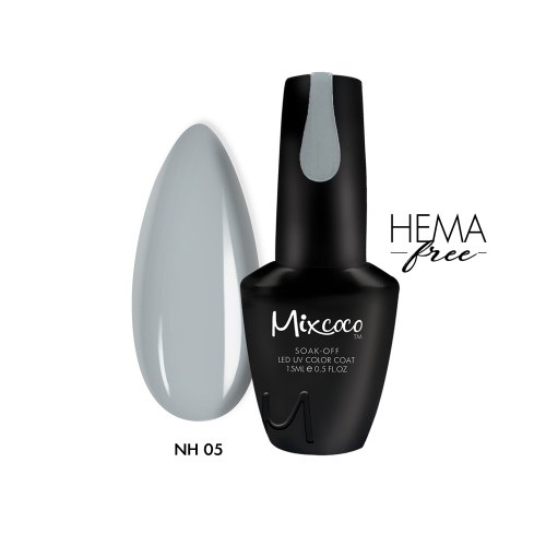 Mixcoco Ημιμόνιμο Βερνίκι Νυχιών NH-005 15ml Hema Free