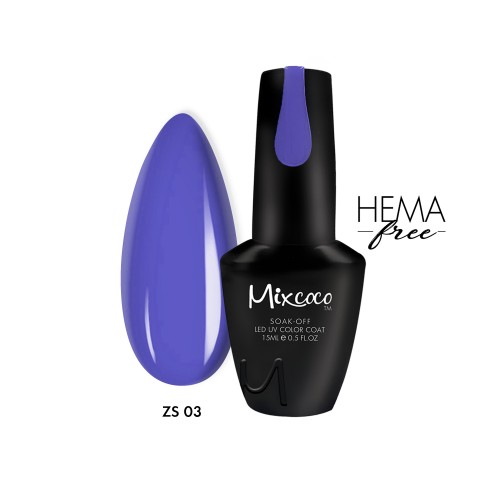 Mixcoco Ημιμόνιμο Βερνίκι Νυχιών ZS-003 15ml Hema Free