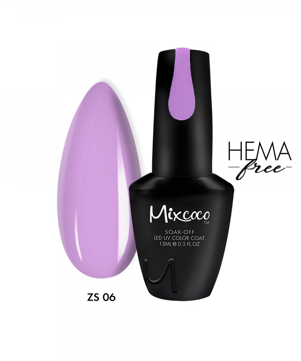 Mixcoco Ημιμόνιμο Βερνίκι Νυχιών ZS-006 15ml Hema Free