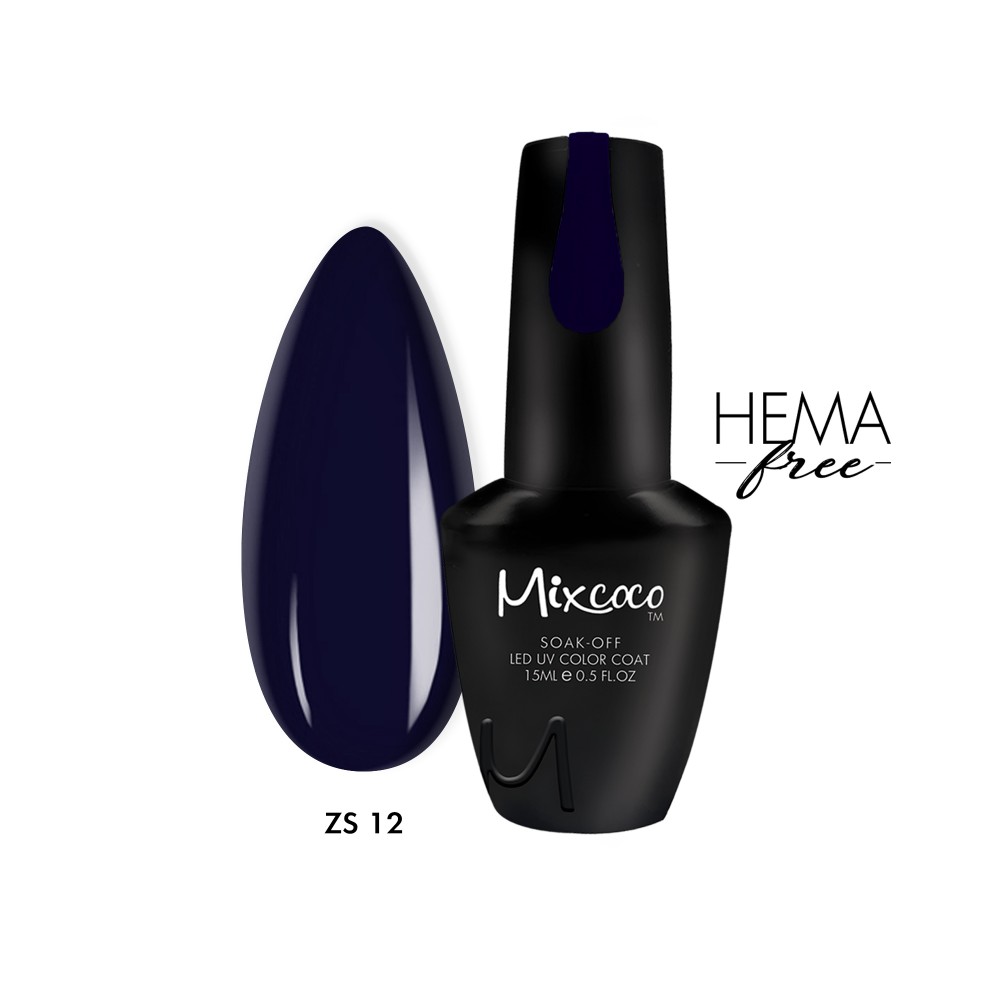 Mixcoco Ημιμόνιμο Βερνίκι Νυχιών ZS-012 15ml Hema Free